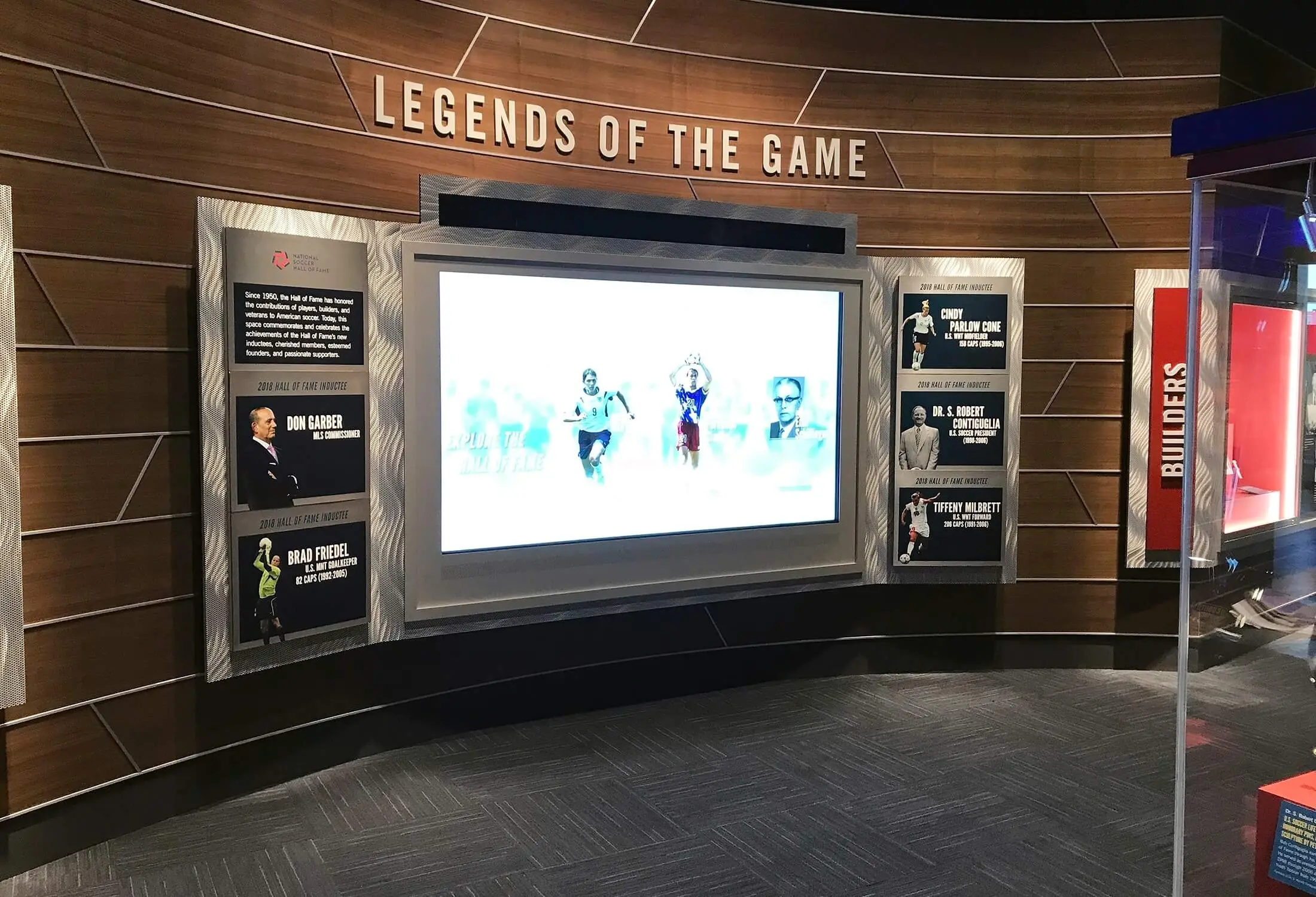 Legends of the Game display wall